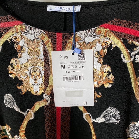 Zara print dress. New never worn. ❤️ - Picture 2 of 2